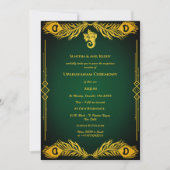 Upanayanam aka Hindu Holy Thread Janeu Zeremonie Einladung (Vorderseite)