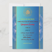 Upanayanam aka Hindu Holy Thread Janeu Zeremonie O Einladung (Vorderseite)