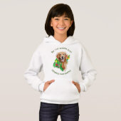 Upbeat Golden RetrieverNature Sweatshirt für Mädch (Vorne ganz)