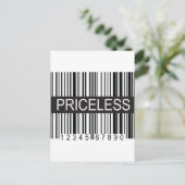 upc-Code-Preise Postkarte (Stehend Vorderseite)