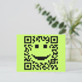 UPC QR-Design scannen Postkarte (Stehend Vorderseite)