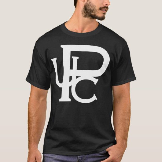 UpC White Logo American Kinder Hand Round Neck T-Shirt (Vorderseite)