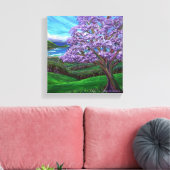 Upcountry Jacaranda Leinwanddruck (Insitu (Wohnzimmer))