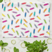 Upcycle Art-Regenbogen zeichnet Muster durch CTP Küchentuch (Gefaltet)