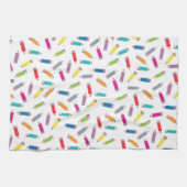 Upcycle Art-Regenbogen zeichnet Muster durch CTP Küchentuch (Horizontal)