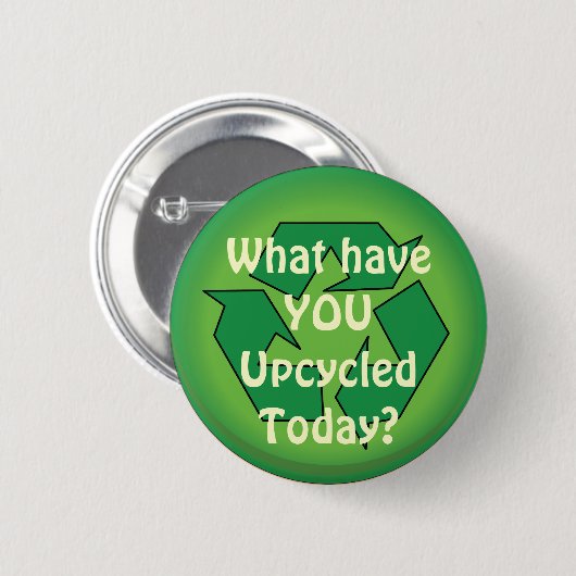 Upcycle recyceln button (Vorne & Hinten)