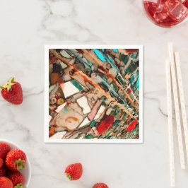 Upcycled Mosaic Serviette