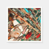 Upcycled Mosaic Serviette (Vorderseite)