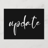 Update-Ankündigung für Hochzeitstag