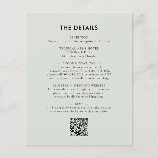 Update Budget All in one Eukalyptus Wedite Einladu (Rückseite)