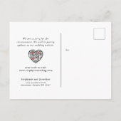 Update des QR-Code-Skripts für das Hochzeitspause- Ankündigungspostkarte (Rückseite)