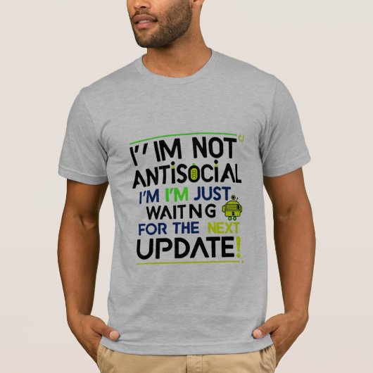 Update Pending T-Shirt (Vorderseite)