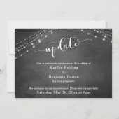 Update-Skript für "Chalkboard Lights" - Hochzeit v Einladung (Vorderseite)