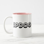 Updog Zweifarbige Tasse (Links)