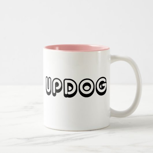 Updog Zweifarbige Tasse (Rechts)