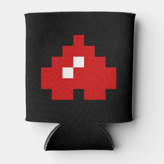 Updown 8 Bit Pixel Herz Dosenkühler (Vorderseite)