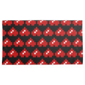 Updown 8 Bit Pixel Herz Kissenbezug (Vorderseite-Rechts)