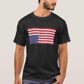 Updown American Flag US in Distress Tshirt (Vorderseite)