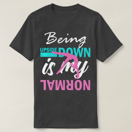 Updown ist mein normales Gymnastikmädchen T-Shirt (Design vorne)