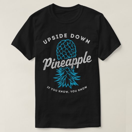 Updown Pineaple Swinger Retro-T - Shirt (Design vorne)