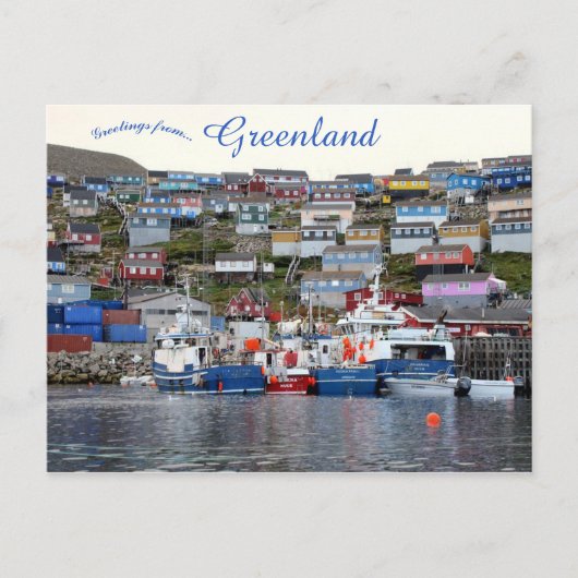 Upernavik Greenland Postkarte (Vorderseite)