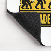 Upgrade abgeschlossen lustige Evolution Mousepad (Ecke)