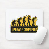 Upgrade abgeschlossen lustige Evolution Mousepad (Mit Mouse)