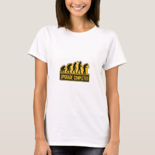 Upgrade abgeschlossen lustige Evolution T-Shirt