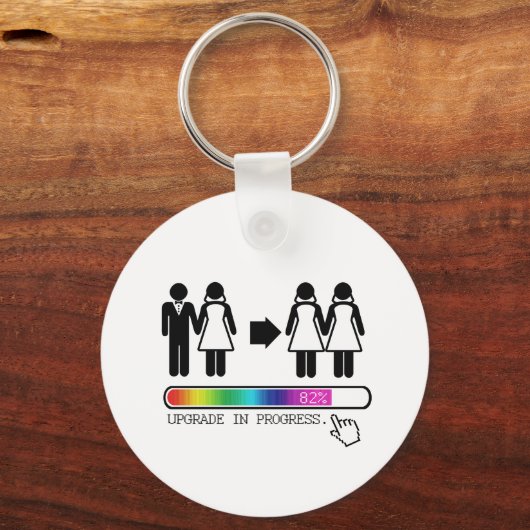 UPGRADE AN LESBIAN SCHLÜSSELANHÄNGER (Vorderseite)