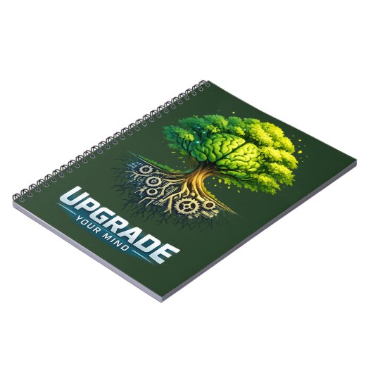 Upgrade Your Mind Design Notizblock (Linke Seite)