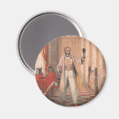Uphams Haarfarbe, circa 1864 Magnet (Vorderseite/Rückseite)