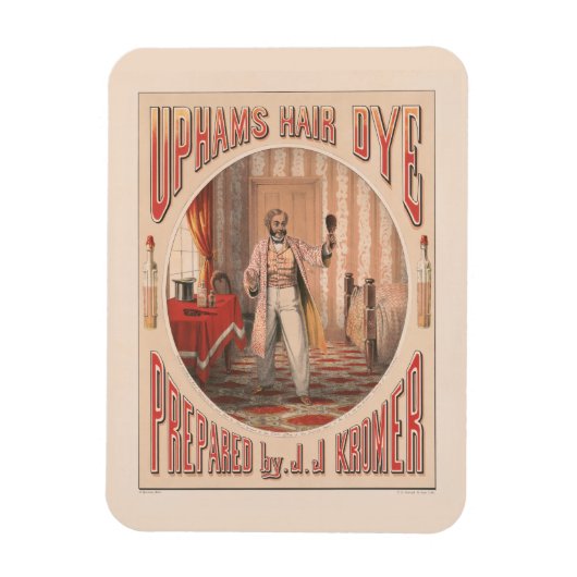 Uphams Haarfarbe, circa 1864 Magnet (Vertikal)