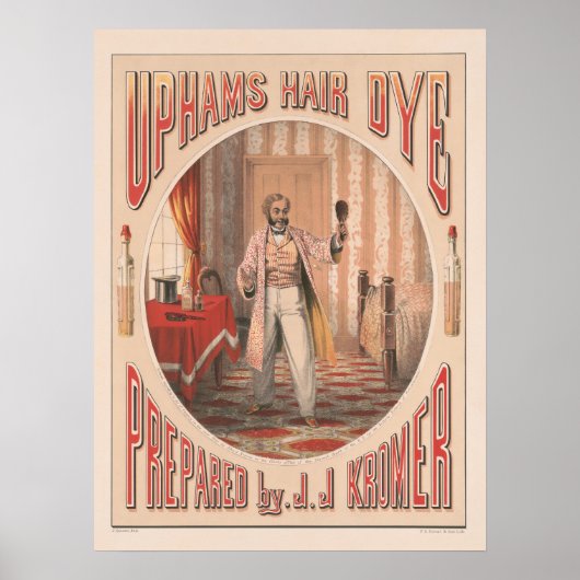 Uphams Haarfarbe, circa 1864 Poster (Vorne)