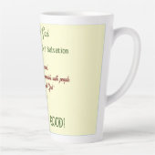 UpHebe Verses Faith Latte Tasse (Rechts)