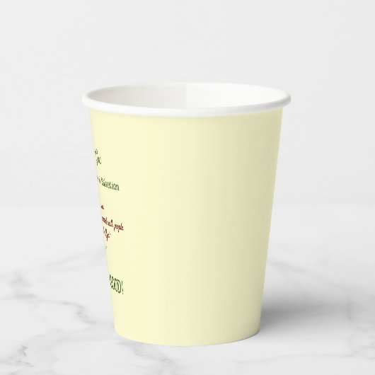 UpHebe Verses Faith Pappbecher (Links)