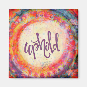 Uphold Floral Hübsch Hearts farbenfrohe Inspirivit Magnet