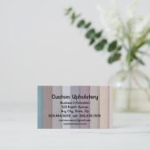 Upholsterboot Visitenkarte (Stehend Vorderseite)
