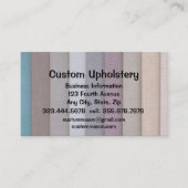 Upholsterboot Visitenkarte (Vorderseite)