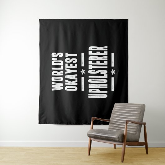 Upholsterer Job Title Gift Wandteppich (Beispiel)