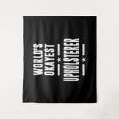 Upholsterer Job Title Gift Wandteppich (Vorderseite)