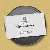 Upholsterer Visitenkarte