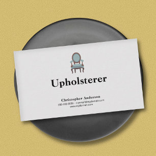 Upholsterer Visitenkarte