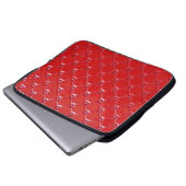Upholsterie aus echtem Leder: Versatile Dekoration Laptopschutzhülle (Vorne Knopf)