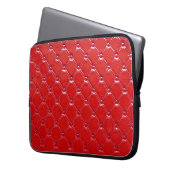 Upholsterie aus echtem Leder: Versatile Dekoration Laptopschutzhülle (Vorderseite Links)