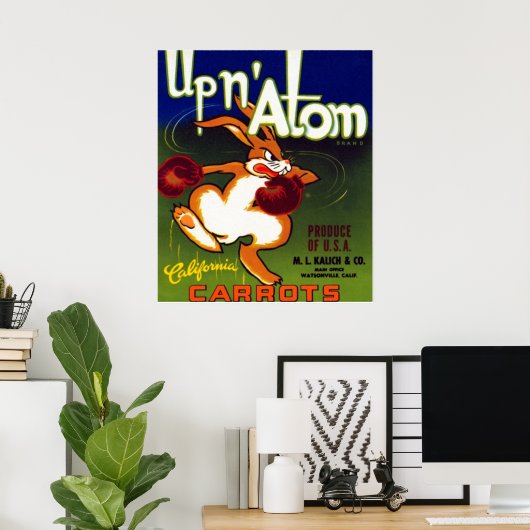 Upl Atom Carrots Poster (Heimbüro)