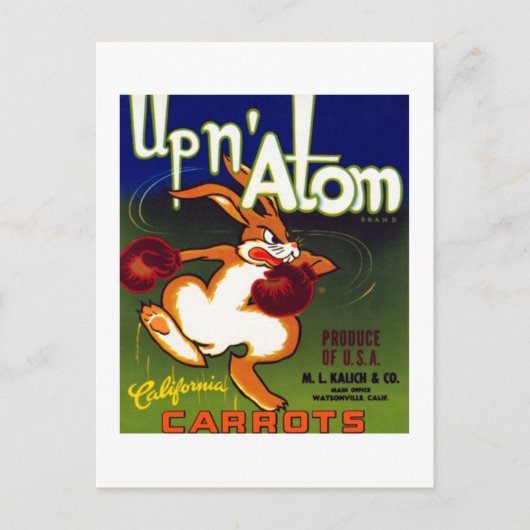 Upl Atom Carrots Postkarte (Vorderseite)