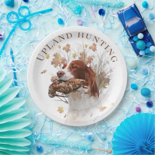 Upland Game Bird Junting Pappteller (Party)