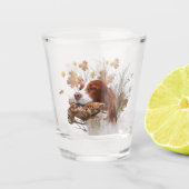 Upland Game Bird Junting Schnapsglas (Vorderseite)