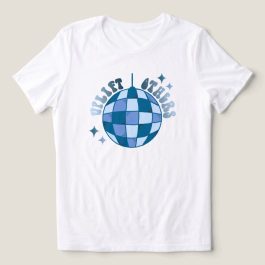 Uplift Others - Disco Ball Bright Vibes Tri-Blend Shirt (Design Vorderseite)