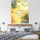Uplifting Bible Verses Serene Nature Scenes Leinwanddruck (Insitu (Schlafzimmer))